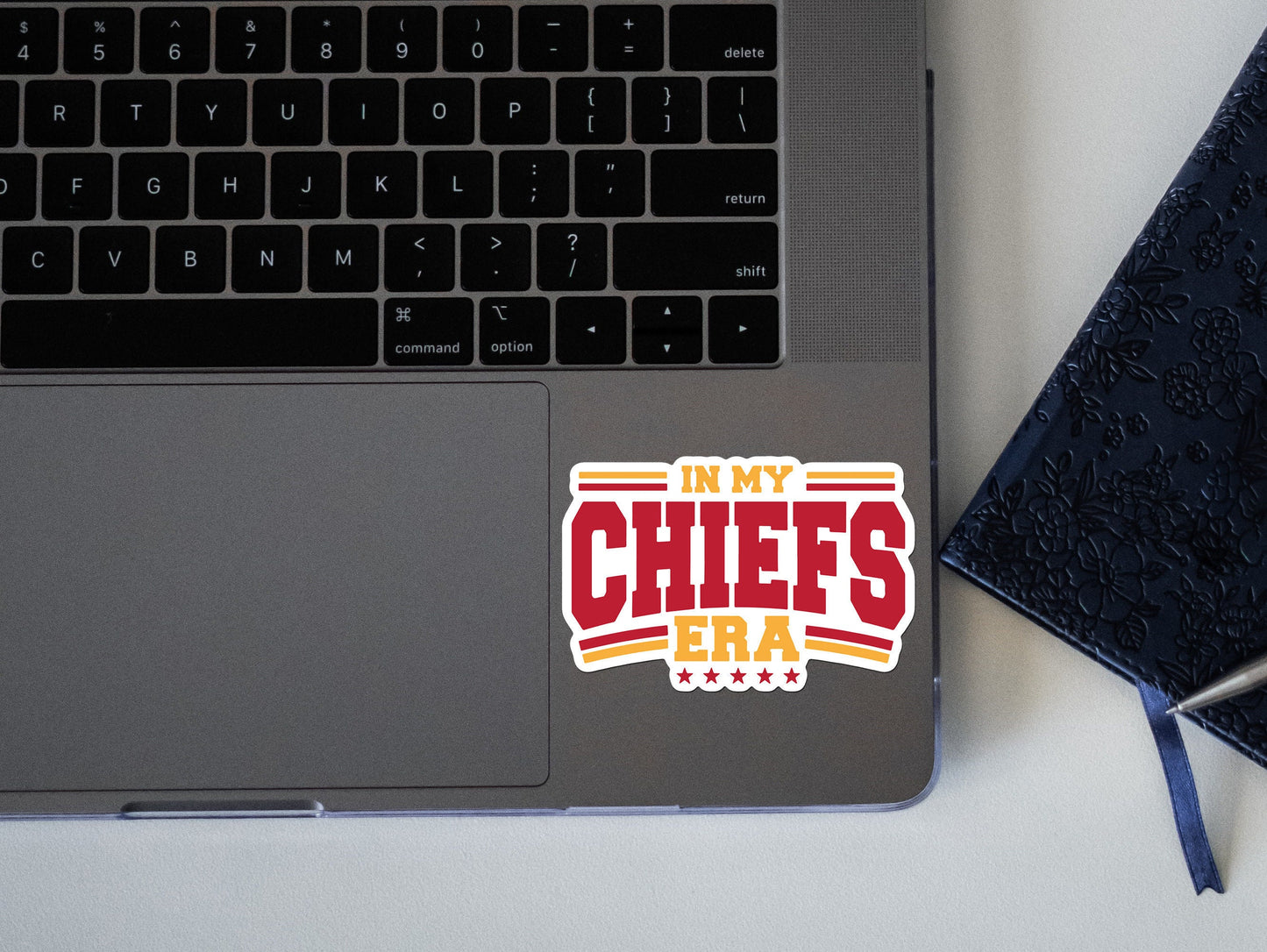 In my chiefs era fan art | go taylor’s boyfriend sticker, funny, gifts for her for him, unique gifts, weatherproof sticker