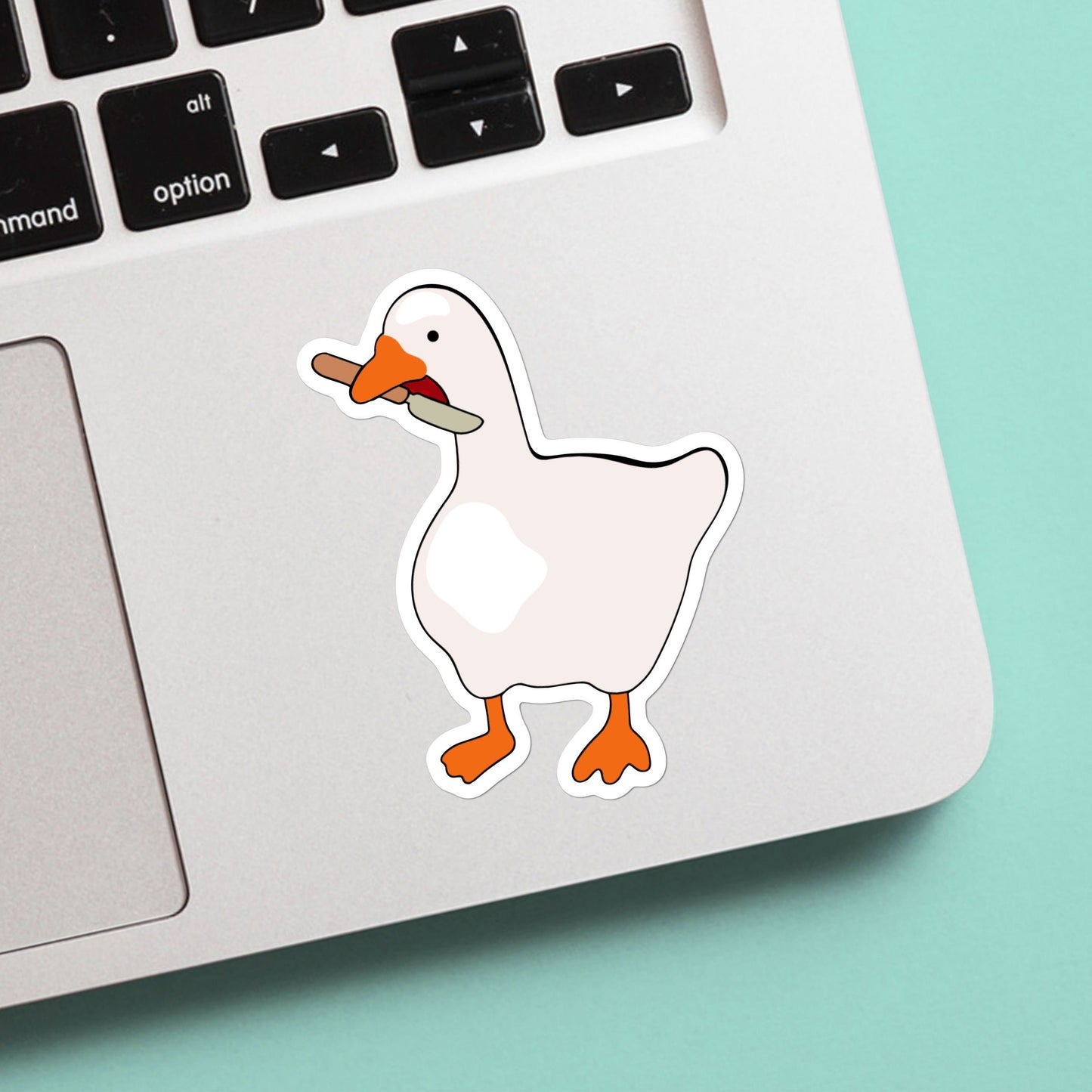 Silly goose sticker | peace was never an option, silly goose sticker, funny meme vinyl sticker for laptop, stanley, hardhat, skateboard