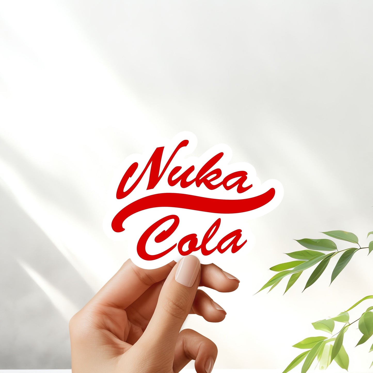 Nuka Cola Sticker - For Gamers, Gifts for him and her, for Laptop, Water Bottle, Skateboard, CellPhone, Vault Dwellers, Wasteland