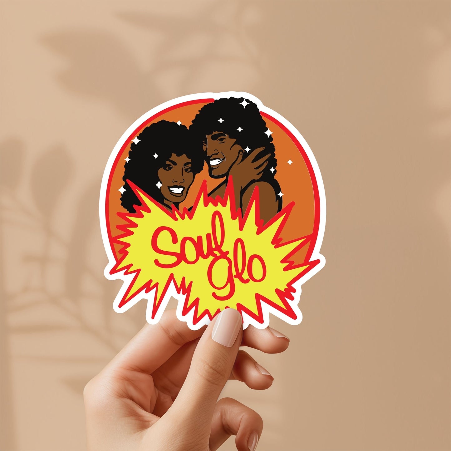 Soul Glo Sticker Soul Glo Commercial Sticker - Funny Stickers, Vinyl Decal, Gift for him and Her, Queens NY