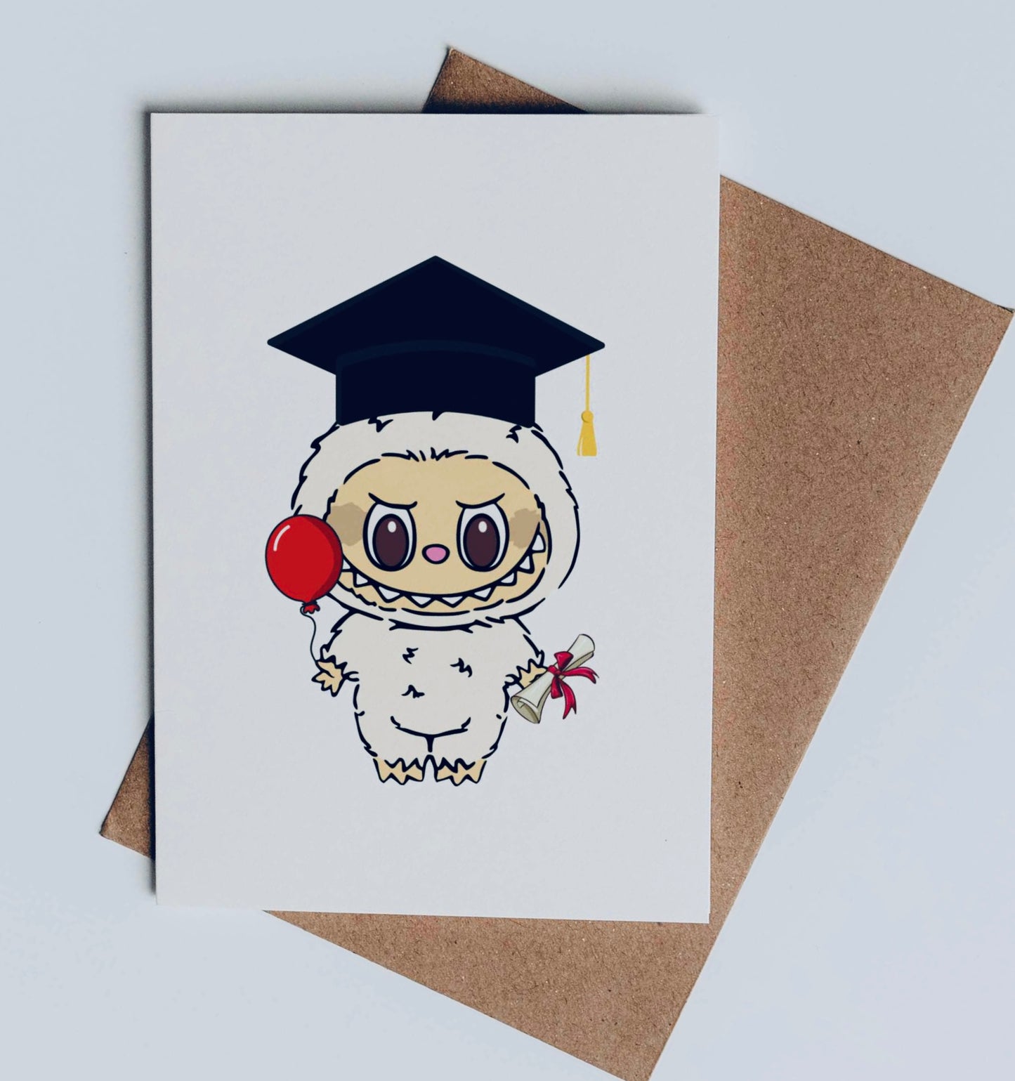 Labubu Soymilk Graduate 2025 - Graduation Cards / Greeting Cards