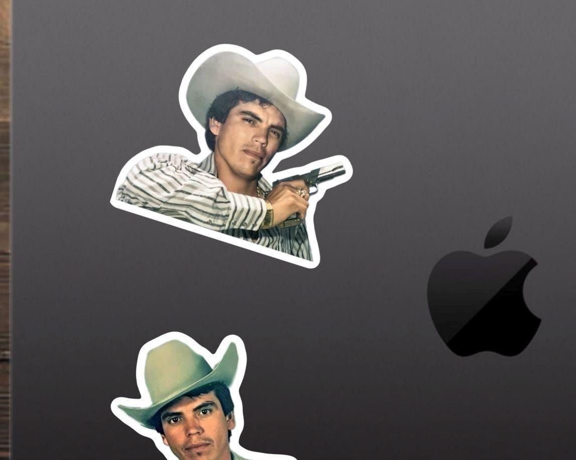 Chalino Sánchez sticker, Chalino Sanchez, Mexican Hero, Vinyl Sticker, Laptop Sticker, Funny Cute Gifts for Him Her, Spanish, Jaslisco