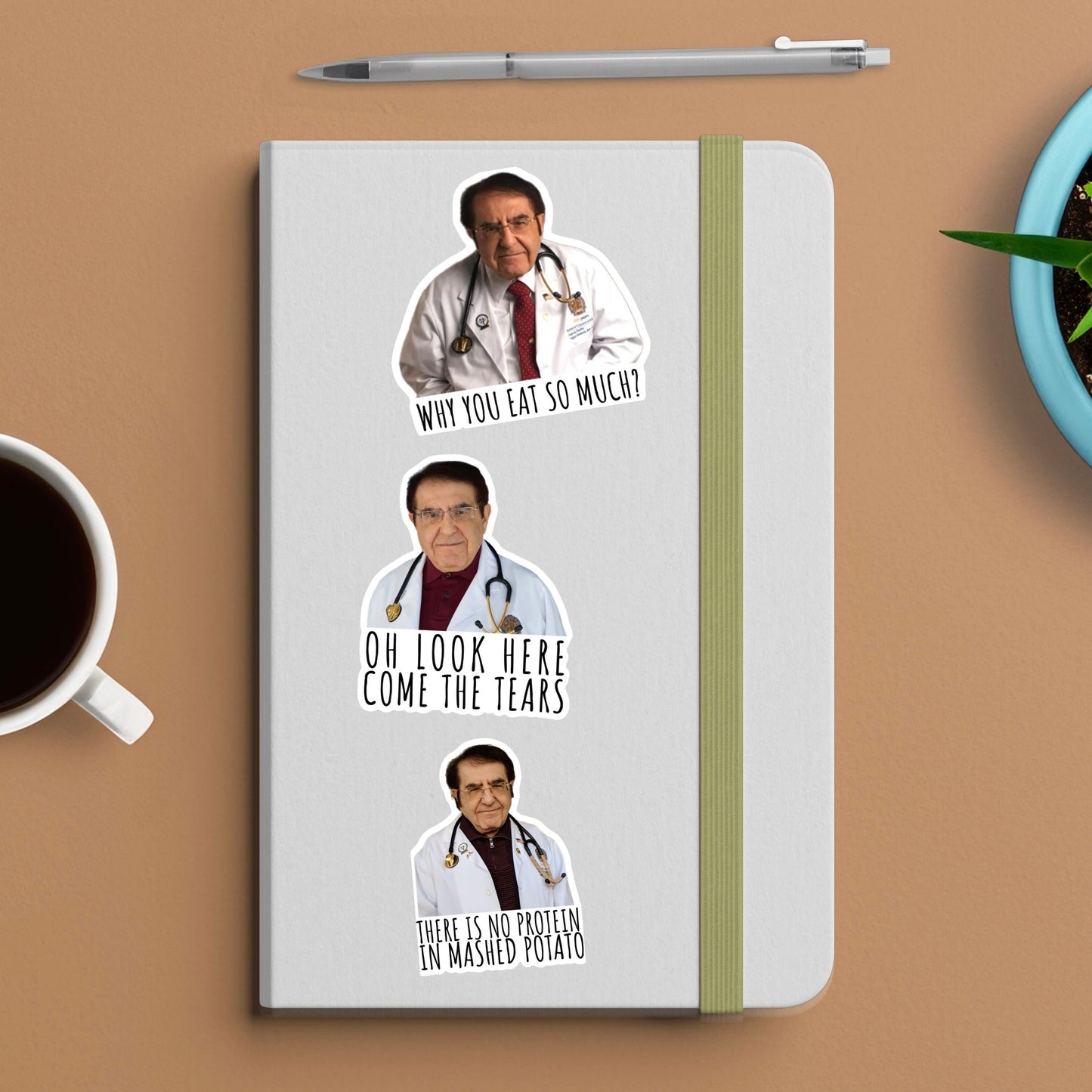Dr. now oh look here come the tears sticker | vinyl sticker for laptop, stanley, water bottle, dr nowzaradan 600 lb life show