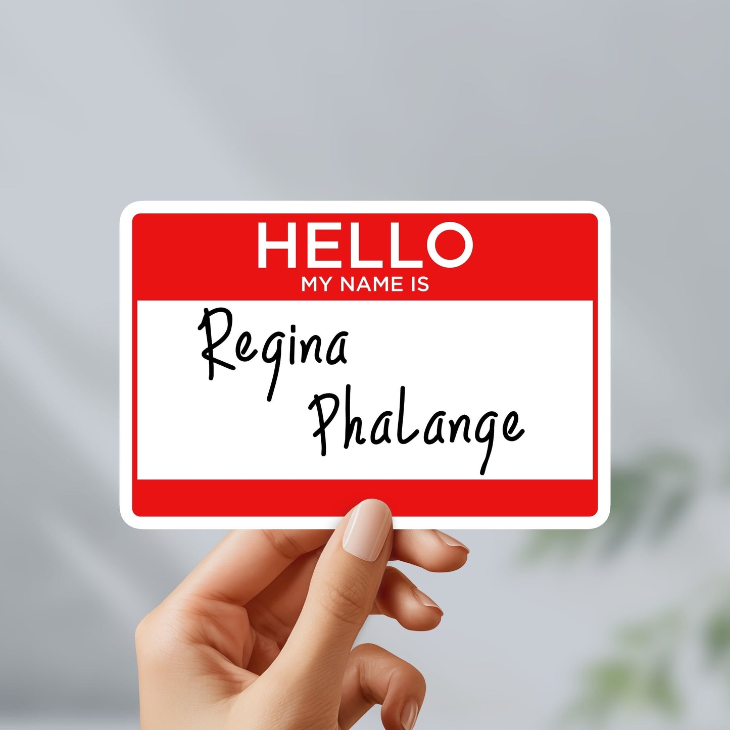 Regina PhaLange sticker - phoebe buffay friends sticker, great for friends fans, water bottles, cases, gift for him and her