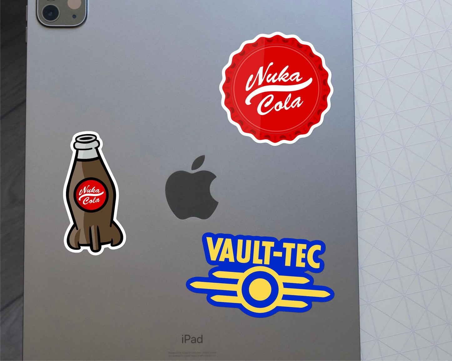 Nuka Cola Bottle Cap Sticker - For Gamers, Gifts for him and her, for Laptop, Water Bottle, Skateboard, CellPhone, Vault Dwellers, Wasteland