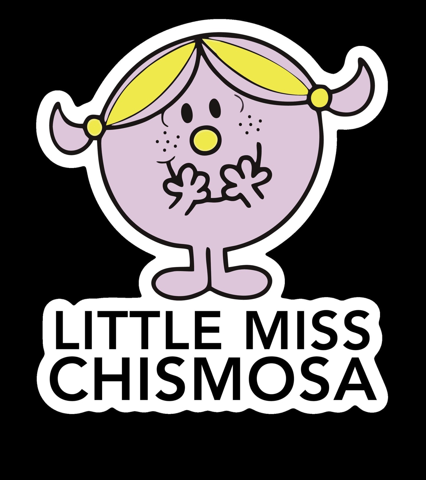 Little miss mental health sticker, funny stickers, vinyl stickers, laptop sticker, weatherproof, gift ideas, mental heath awareness