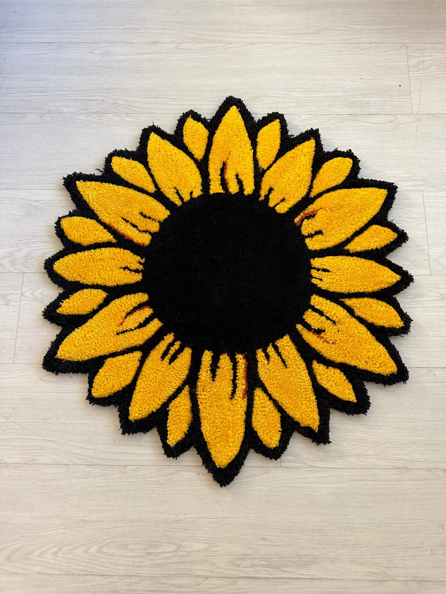 Sunflower Handmade Rug - Custom Handmade Rug And Home Decor