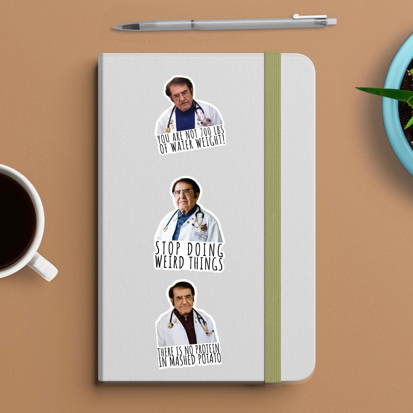 Dr. now stop doing weird things sticker | vinyl sticker for laptop, stanley, water bottle, dr nowzaradan 600 lb life show