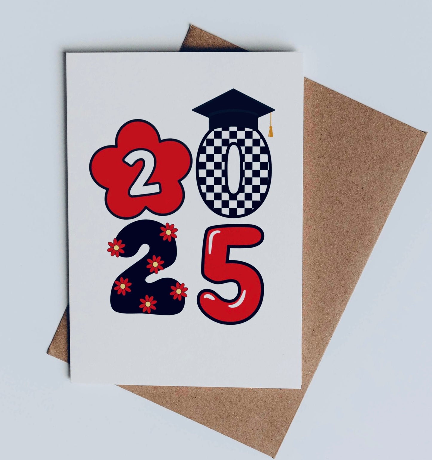 2025 Graduate (Red) - Graduation Cards / Greeting Cards