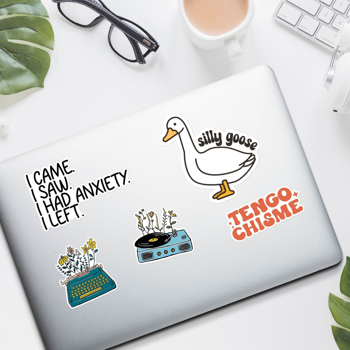 Silly goose sticker | silly goose, silly goose sticker, funny meme vinyl sticker for laptop, stanley, hardhat, skateboard, notebook