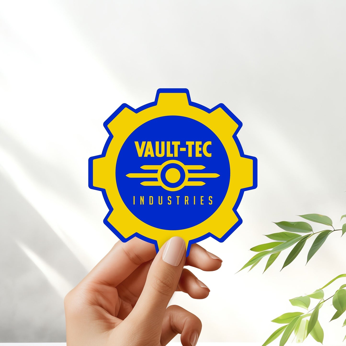 Vault-Tec Logo - Vault-Tec Industries, Vault-Dweller, Gamer Nerd, Gifts for him and her, for Water Bottle, Laptop, Cellphone Case