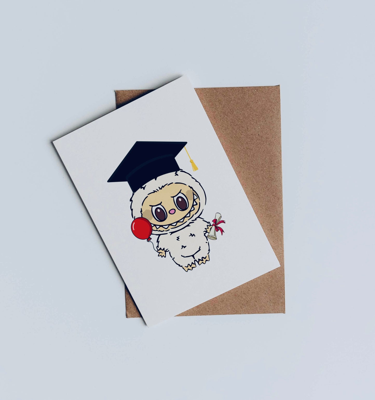 Labubu Soymilk Graduate 2025 - Graduation Cards / Greeting Cards