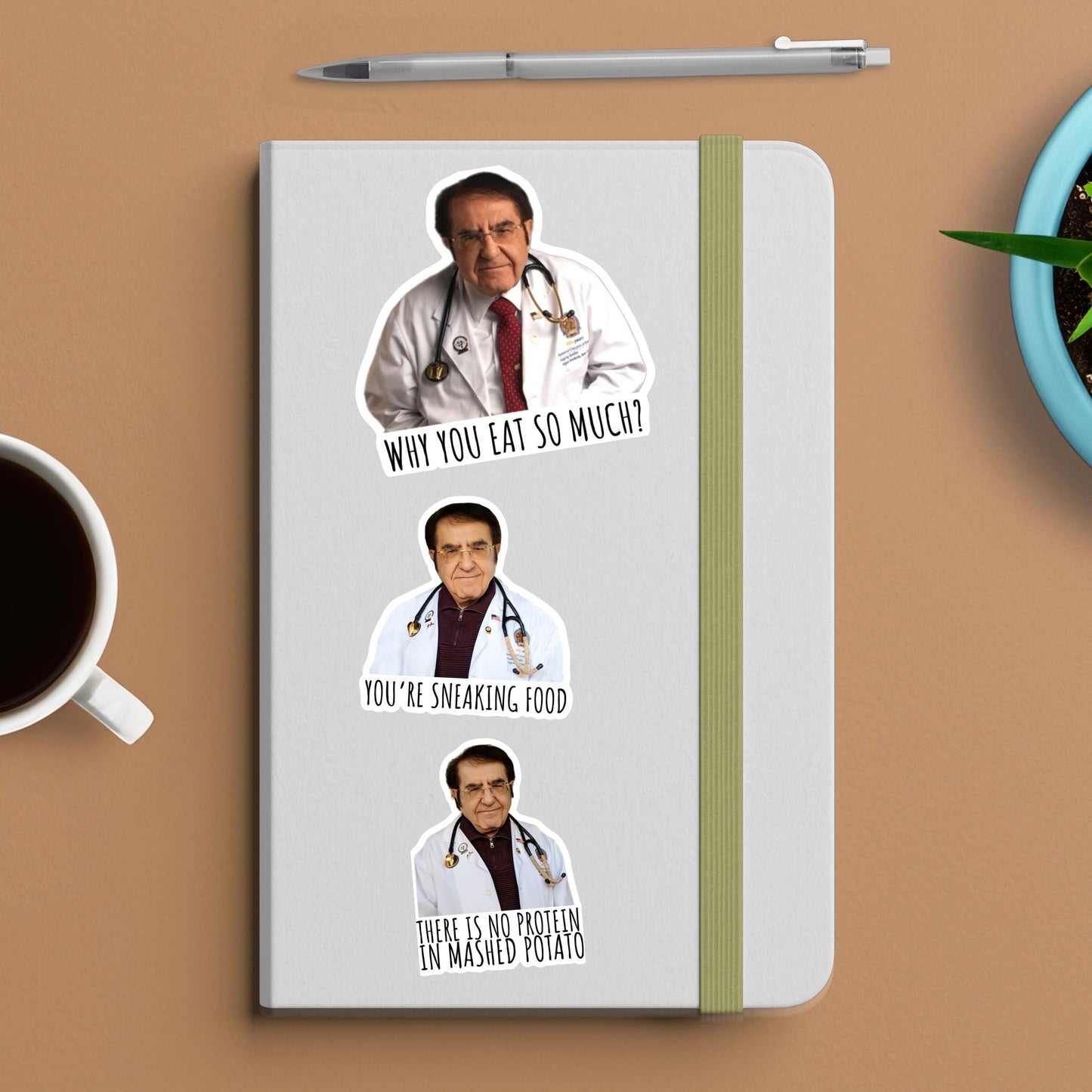 Dr. now why you eat so much | vinyl sticker for laptop, stanley, free shipping, water bottle, dr nowzaradan
