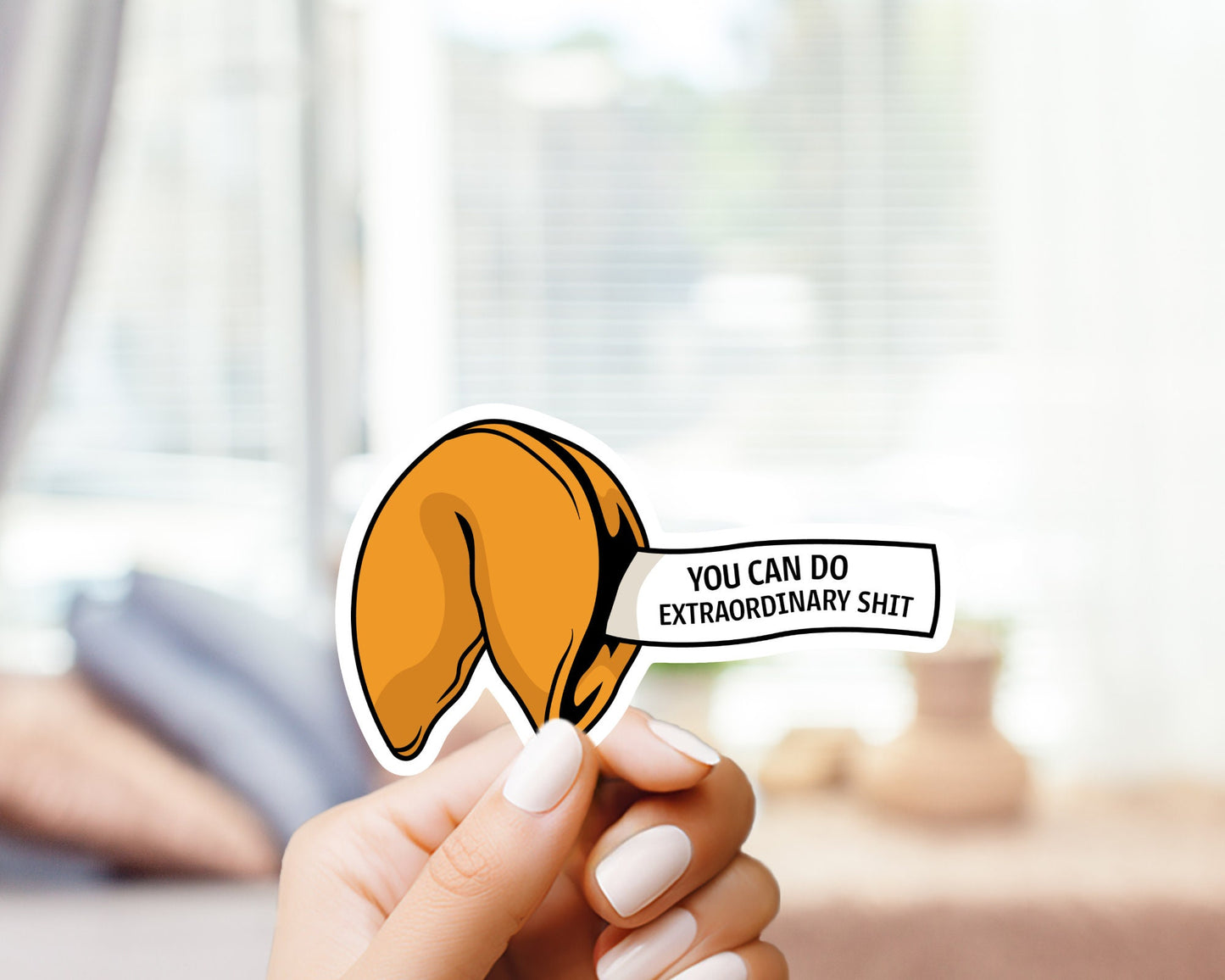 You Can Do Extraordinary Shit Sticker - Meme Sticker, Food stickers, Funny Sticker, For Laptop, Water Bottle
