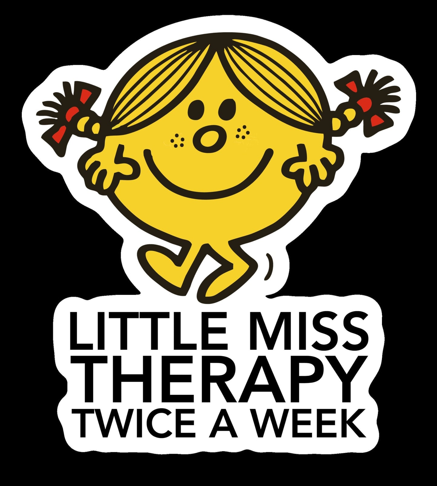 Little miss mental health sticker, funny stickers, vinyl stickers, laptop sticker, weatherproof, gift ideas, mental heath awareness