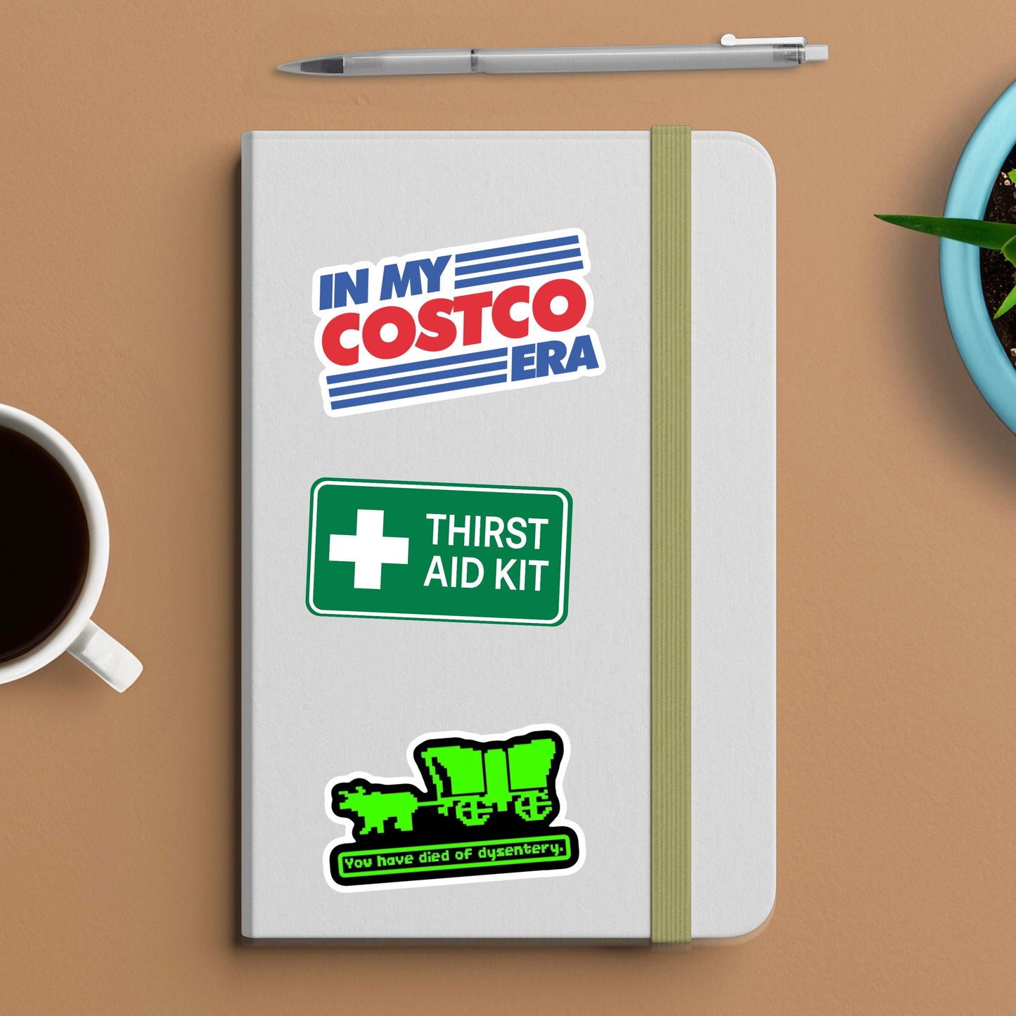 In my costco era - funny stickers - hot dog meme sticker for laptop, water bottle, phone, vinyl sticker, weatherproof, dawg, skateboard