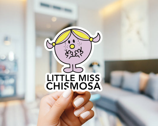Little miss mental health sticker, funny stickers, vinyl stickers, laptop sticker, weatherproof, gift ideas, mental heath awareness