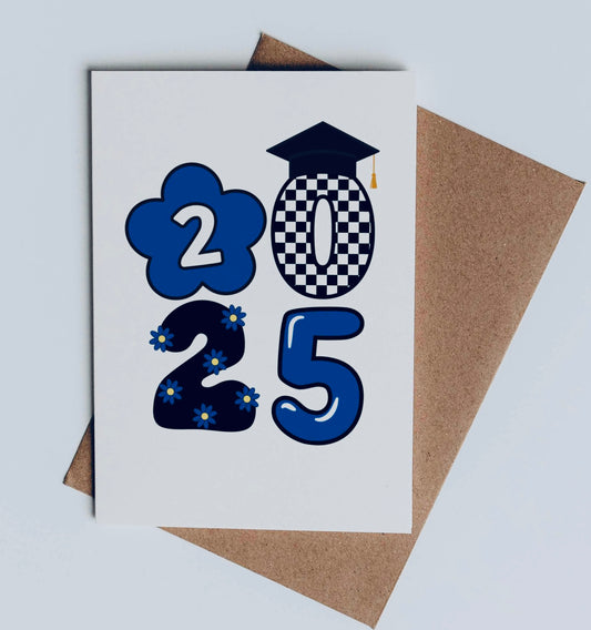 2025 Graduate (Blue) - Graduation Cards / Greeting Cards