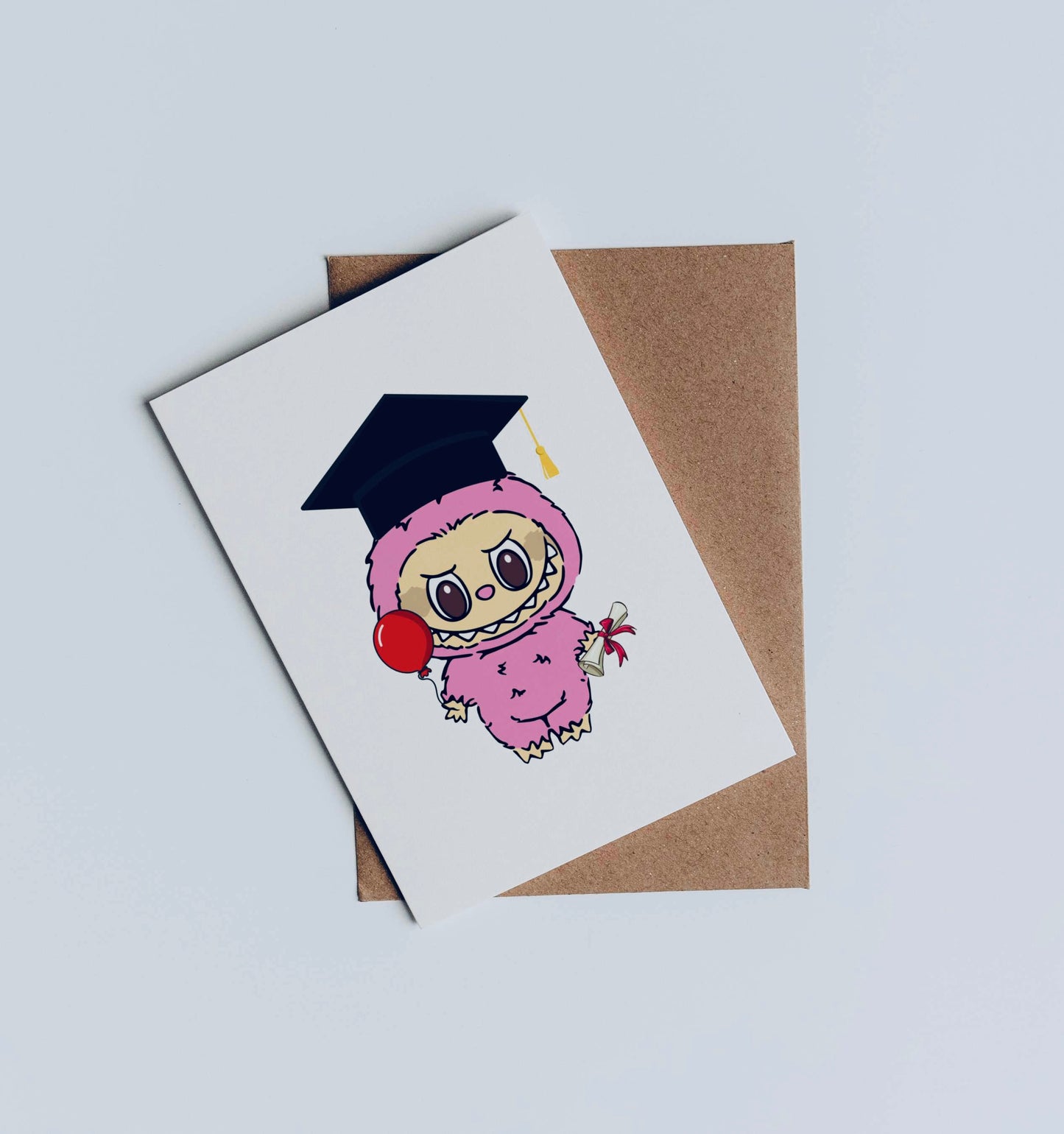 Labubu Lychee Berry Graduate 2025 - Graduation Cards / Greeting Cards