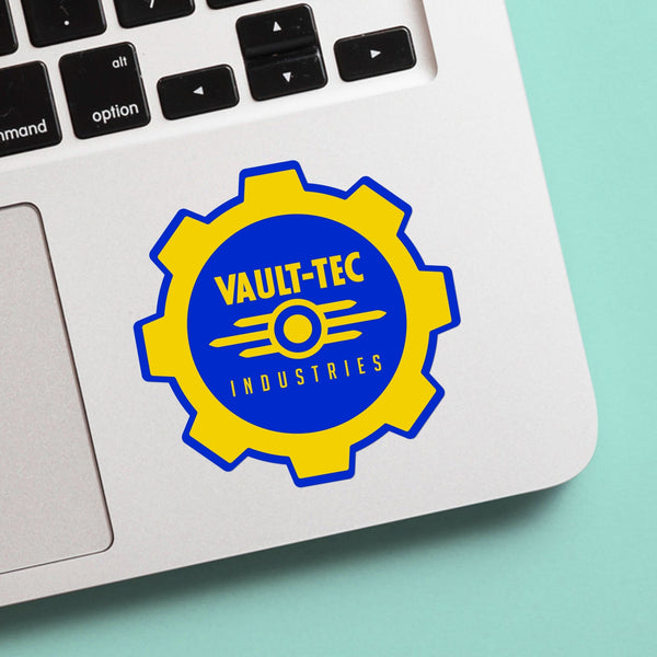 Vault-Tec Logo - Vault-Tec Industries, Vault-Dweller, Gamer Nerd, Gifts for him and her, for Water Bottle, Laptop, Cellphone Case
