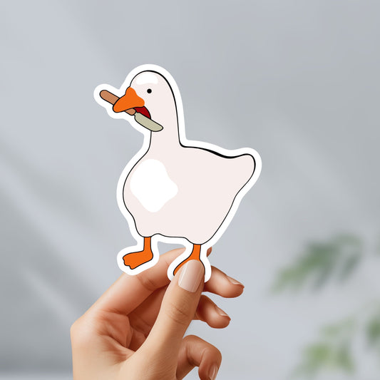Silly goose sticker | peace was never an option, silly goose sticker, funny meme vinyl sticker for laptop, stanley, hardhat, skateboard