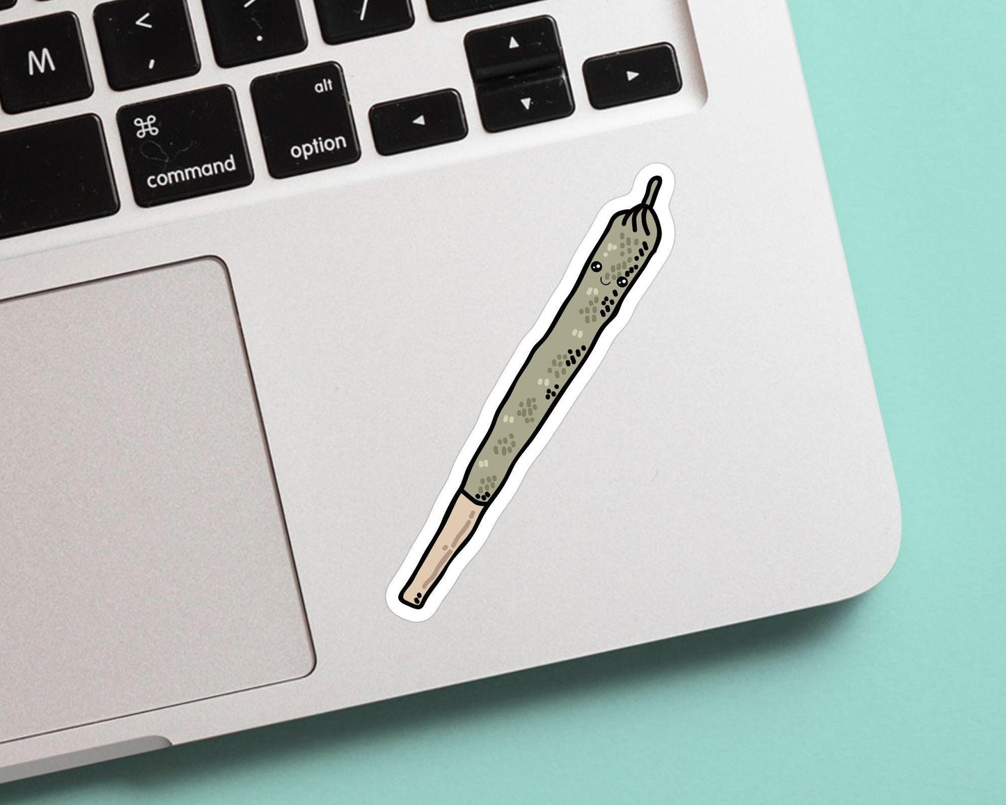 Cute Joint Weed Sticker - Marijuana, Weed, Pothead, Funny Sticker, Gift for Him and Her, Cute, Minimalist, 420 Friendly, Funny