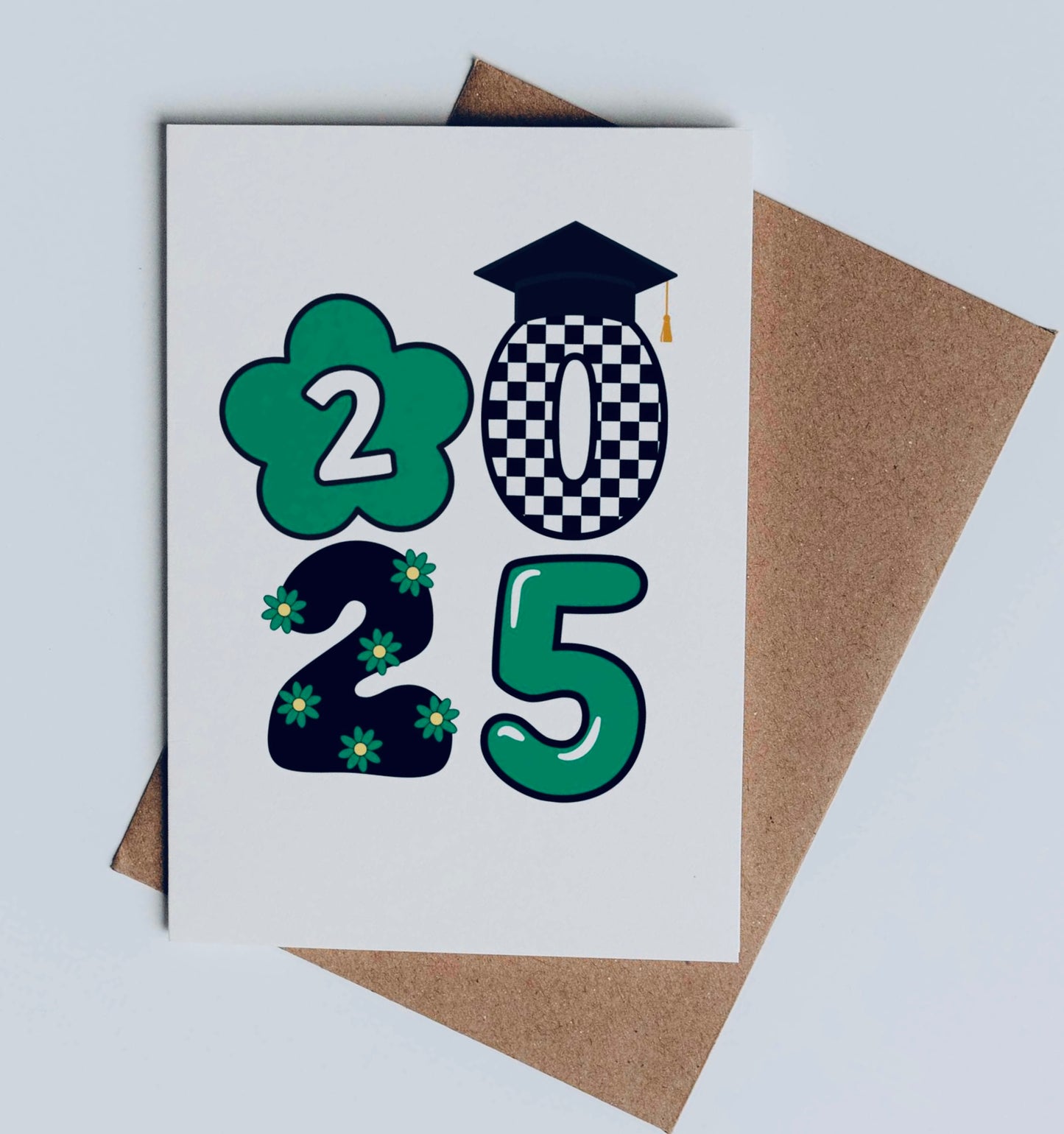 2025 Graduate (Green) - Graduation Cards / Greeting Cards