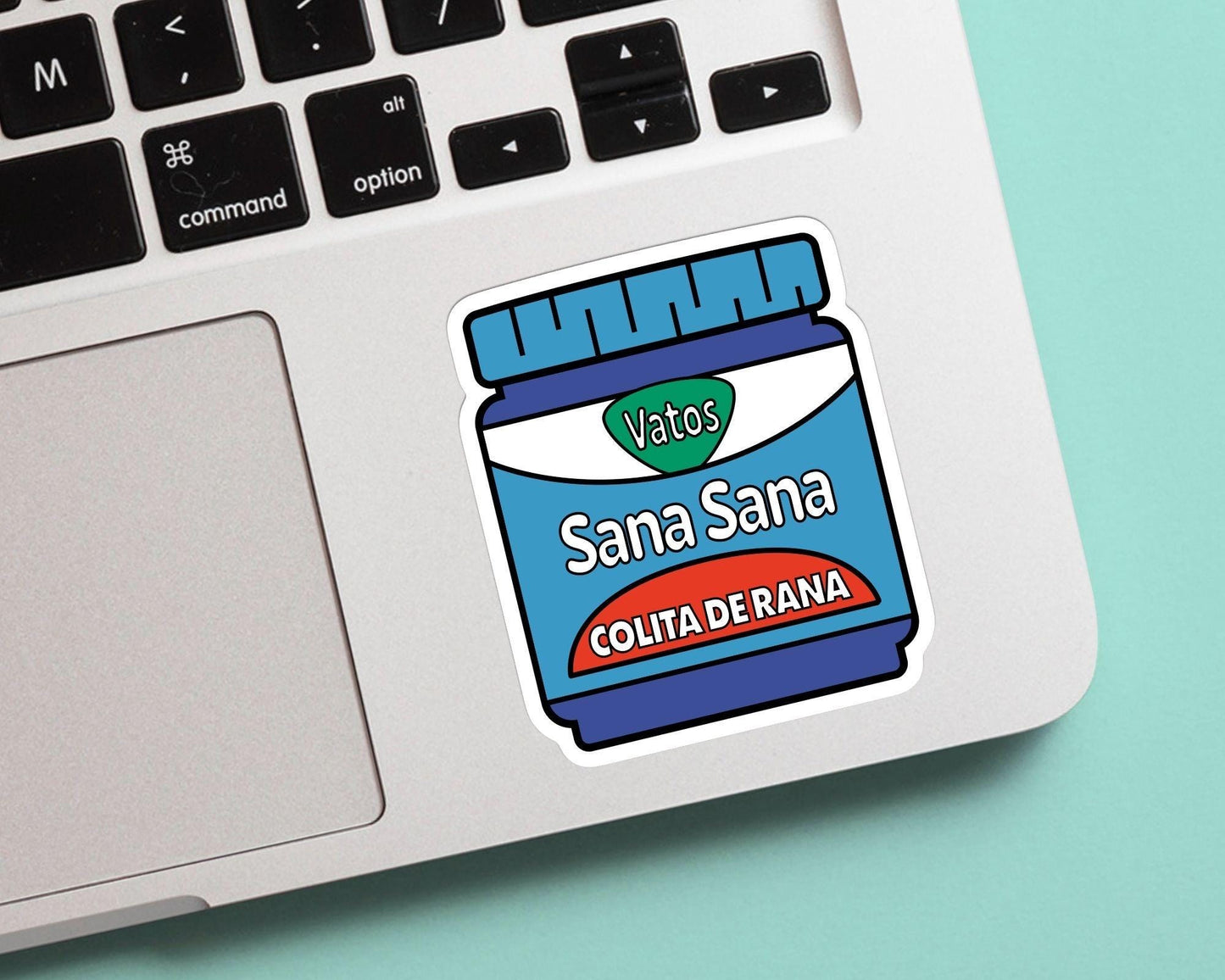 Sana Sana Colita De Rana Sticker - handmade, weatherproof and vinyl stickers - latina - latinx - latina pride - latinx stickers